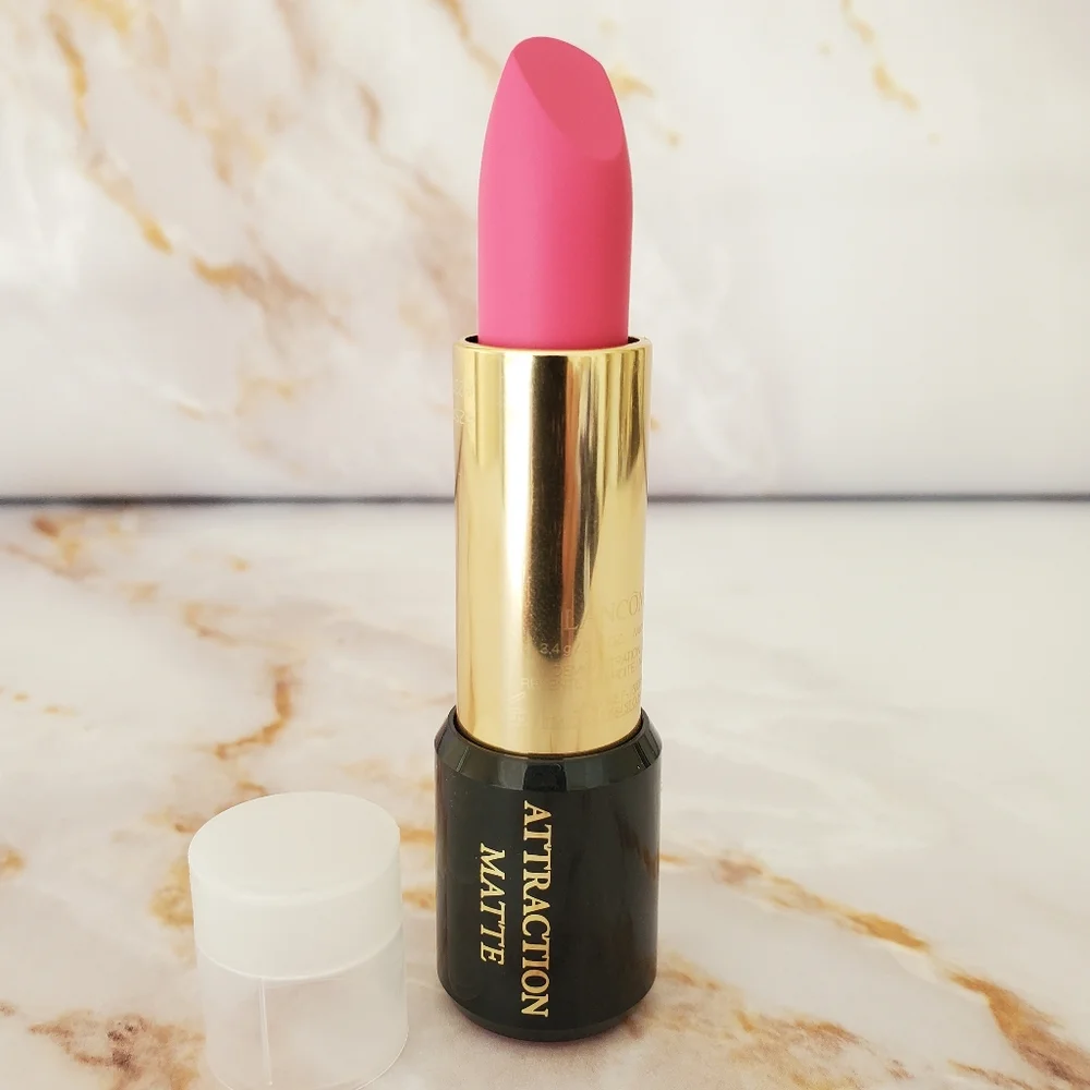 LANCOME L’ABSOLU ROUGE LIPSTICK - 379 ATTRACTION MATTE New Lip Color RARE